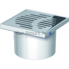 ACO EasyFlow верхняя часть душевого трапа с 150x150mm стальной решеткой h=15–96 mm
