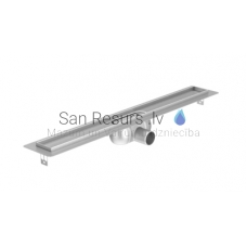 ACO ShowerDrain C 1085x130x65mm dušas traps/notece/kanāls bez režģa, horizontāls flancis