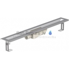 ACO ShowerDrain S 1000x34 h=55–85 mm / DN 32 bezrāmja dušas traps/notece/kanāls bez režģa