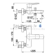 KFA shower set-system Rainshower EDA with bath mixer Renit (warranty 5 years)