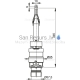Alcaplast Flush valve for pre-wall installation systems A06