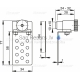 Alcaplast Bath access door magnetic AVD004