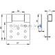 Alcaplast Bath access door magnetic AVD005