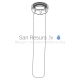 Alcaplast Adapter pipe with coupling nut 6/4