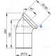 Alcaplast Колено 90° 240x110x135 mm белое A90-90
