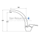 Aquasanita stone mass kitchen faucet AMBRA Alba