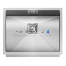 Aquasanita nerūdijančio plieno virtuvės kriauklė sink DERA 550 55x45 cm