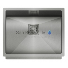Aquasanita nerūdijančio plieno virtuvės kriauklė sink DERA 550 55x45 cm
