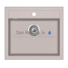 Aquasanita кухонная раковина из каменной массы QUADRO 550 Beige 56.5x51 см