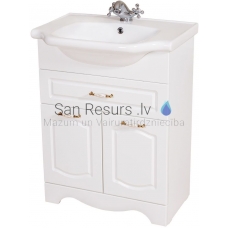 Aqua Rodos Classic  65 spintelė su kriaukle  (balta)  