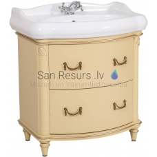 Aqua Rodos spintelė Art Deko su kriaukle NOVA, 80cm