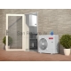 Ariston oro/vandens tipo šilumos siurblys Nimbus Flex 40 S 6kW Ø1 su vandens šildytuvu 180l