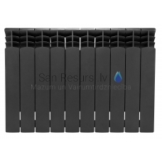 KFA aliuminis radiatorius G500F BLACK ANTRICYT DECOR ( 1 sekcija)