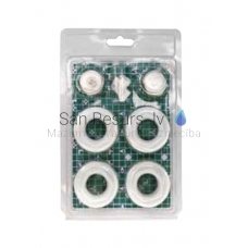 KFA aliuminio radiatoriaus tvirtinimo rinkinys 1''x1/2''