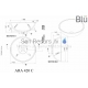 BLU akmens masas izlietne ARA 420x420
