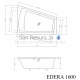 BLU akrila vanna EDERA 1600x1200 L/R