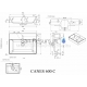 BLU akmens masas izlietne CANES 600x450