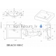 BLU akmens masas izlietne DRACO  500x470