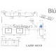 BLU akmens masas izlietne LAZIO 1610x545