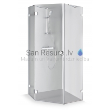 Baltijos Brasta shower enclosure INGA dark gray or brown 190x100x100