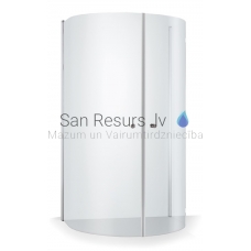 Baltijos Brasta shower enclosure ADA transparent glass 190x80x93