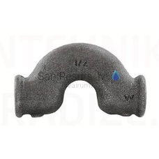 Ketaus apėjimas (juodas) DN15 (1/2”)