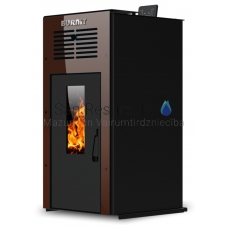 BURNIT granulu kamīns-krāsns ar gaisa plūsmas apkuri AMBIENT  8kW (Coffe Brown)