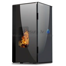 BURNIT centrālapkures granulu kamīns-krāsns VISION 13kW (Anthracite Grey)