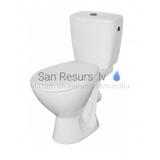 CERSANIT KORALE 010 WC унитаз горизонтальный выход с крышкой