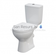 CERSANIT ARTECO WC tualetes pods horizontalais izvads sienā ar vāku Soft Close