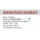Dekoratyvinis kvadratas dūmtraukiui DN180-300 600/600mm