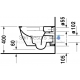 Duravit подвесной унитаз Darling New Rimless без крышки