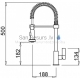 ELLECI kitchen faucet LENA Chrome