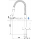 ELLECI kitchen faucet DIONISIO Chrome