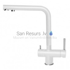 ELLECI kitchen faucet TOURMALINE White