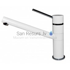 ELLECI kitchen faucet SAVA White