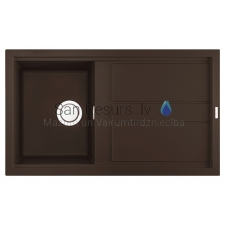 ELLECI akmens masas virtuves izlietne BEST 400 Espresso 86x51 cm