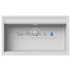 ELLECI akmens masas virtuves izlietne BEST 360 Bianco 86x51 cm