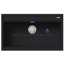ELLECI akmens masas virtuves izlietne BEST 360 Antracite 86x51 cm