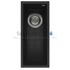 ELLECI кухонная раковина из каменной массы QUADRA  50 UNDERMOUNT Nero Pietra 20x44 см