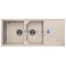 ELLECI akmens masės virtuvės kriauklė TEKNO 500 Avena 116x50 cm