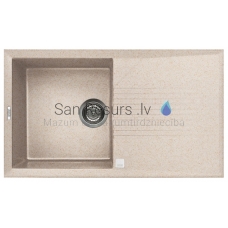 ELLECI akmens masės virtuvės kriauklė TEKNO 400 Avena 86x50 cm