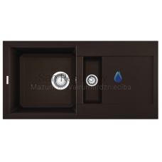 ELLECI кухонная раковина из каменной массы EASY 425 Espresso 86x43.5 см