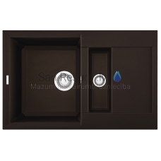 ELLECI кухонная раковина из каменной массы EASY 325 Espresso 78x50 см