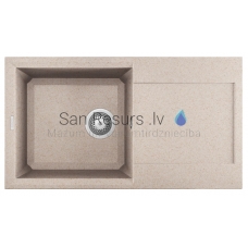 ELLECI кухонная раковина из каменной массы EASY 290 Avena 78x43.5 см