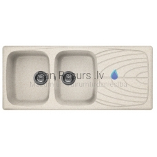 ELLECI stone mass kitchen sink MASTER 500 Avena 116x50 cm