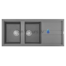 ELLECI кухонная раковина из каменной массы BEST 500 Cemento 116x51 см