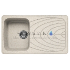 ELLECI stone mass kitchen sink MASTER 400 Avena 86x50 cm