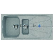 ELLECI stone mass kitchen sink LIVING 475 Grigio Pietra 100x50 cm