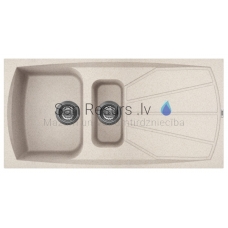 ELLECI stone mass kitchen sink LIVING 475 Avena 100x50 cm